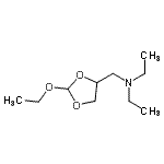 CAS 登录号：656814-52-7， N-[(2-乙氧基-1,3-二氧戊环-4-基)甲基]-N-乙基乙胺