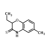 CAS 登录号：656817-16-2， 2-乙基-6-甲基-2H-1,4-苯并恶嗪-3(4H)-硫酮