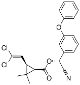 CAS 登录号：65731-83-1， alpha-氰基-3-苯氧基苄基[1R-[1alpha(R*),3alpha]]-3-(2,2-二氯乙烯基)-2,2-二甲基环丙烷羧酸酯