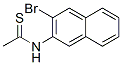 CAS 登录号：65776-65-0， N-(3-溴-2-萘基)硫代乙酰胺