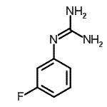 CAS 登录号：65783-19-9， 2-(3-氟苯基)胍