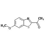CAS 登录号：65840-58-6， 1-(6-甲氧基-1,3-苯并噻唑-2-基)乙酮