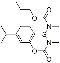 CAS 登录号：65907-45-1， N-[[N-(丙氧羰基)-N-甲基氨基]硫代]N-甲基氨基甲酸 3-异丙基苯基酯