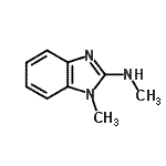 CAS 登录号：6595-21-7， N,1-二甲基-1H-苯并咪唑-2-胺
