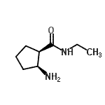 CAS 登录号：659734-46-0， (1R,2S)-2-氨基-N-乙基环戊烷甲酰胺