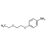 结构式 CAS# 65999-71-5, 4-(2-乙氧基乙氧基)苯胺