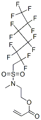 CAS 登录号：66008-70-6， 2-[甲基[(2,2,3,3,4,4,5,5,6,6,7,7,7-十三氟庚基)磺酰基]氨基]乙基丙烯酸酯