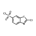 CAS 登录号：6608-50-0， 2-氯-1,3-苯并噻唑-6-磺酰氯