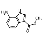 CAS#: 660823-37-0， Methyl 7-amino-1H-indazole-3-carboxylate