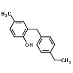 CAS#: 660842-03-5， 2-(4-Ethylbenzyl)-4-methylphenol