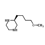CAS 登录号：660862-73-7， (2S)-2-(4-甲氧基丁基)哌嗪