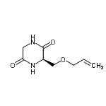 CAS 登录号：660862-77-1， (3R)-3-[(烯丙氧基)甲基]-2,5-哌嗪二酮