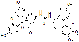 CAS 登录号：66091-34-7， 荧光素秋水仙碱