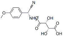 CAS 登录号：66116-55-0， (R)-(alpha-氰基-4-甲氧基苄基)铵[R-(R*,R*)]-酒石酸氢盐