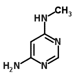 CAS 登录号：66131-69-9， N-甲基-4,6-嘧啶二胺