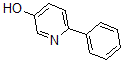结构式 CAS# 66131-77-9, 6-苯基-3-吡啶醇