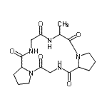 CAS 登录号：66143-40-6， 环(丙氨酰脯氨酰甘氨酰脯氨酰甘氨酰)