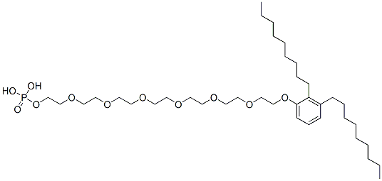 CAS 登录号:66172-78-9, 20-(二壬基苯氧基)-3,6,9,12,15,18-六氧杂二十烷基磷酸二氢酯