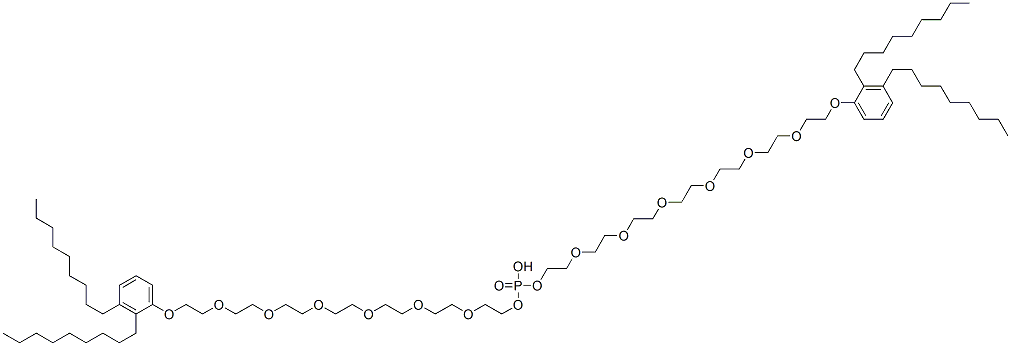 CAS 登录号：66172-83-6， 二[20-(二壬基苯氧基)-3,6,9,12,15,18-六氧杂二十烷基]磷酸氢酯