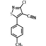 CAS#: 662138-23-0， 3-Chloro-5-(4-methylphenyl)-1,2-thiazole-4-carbonitrile