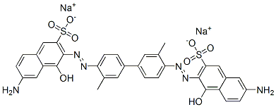 CAS#: 66214-52-6， Disodium 6-Amino-3-[[4'-[(6-Amino-1-Hydroxy-3-Sulphonato-2-Naphthyl)Azo]-3,3'-Dimethyl[1,1'-Biphenyl]-4-Yl]Azo]-4-Hydroxynaphthalene-2-Sulphonate