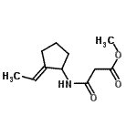 CAS 登录号：662157-70-2， 甲基3-{[(2E)-2-亚乙基环戊基]氨基}-3-氧代丙酸酯