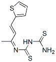 CAS 登录号：6622-81-7， [(Z)-[(E)-4-噻吩-2-基丁-3-烯-2-亚基]硫代氨基甲酰]硫脲