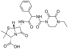 结构式 CAS# 66258-76-2, 哌拉西林