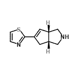 CAS 登录号：663173-31-7， (3aR,6aS)-5-(1,3-噻唑-2-基)-1,2,3,3a,4,6a-六氢环戊并[c]吡咯