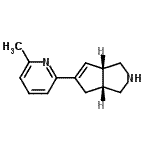 CAS 登录号：663173-85-1， (3aR,6aS)-5-(6-甲基-2-吡啶基)-1,2,3,3a,4,6a-六氢环戊并[c]吡咯