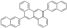CAS 登录号：663954-29-8， 6,12-二-2-萘基-屈