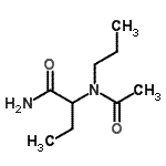 CAS 登录号：664304-77-2， 2-[乙酰基(丙基)氨基]丁酰胺