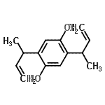 CAS 登录号：664324-50-9， 2,5-二(3-丁烯-2-基)-1,4-苯二酚