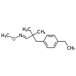 CAS 登录号：664986-36-1， (1E)-3-(4-乙基苯基)-N-甲氧基-2,2-二甲基-1-丙亚胺