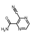 CAS 登录号：66505-29-1， 3-氰基-2-吡嗪甲酰胺