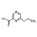 CAS 登录号：66533-64-0， 6-(乙硫基)-2-吡嗪羧酸
