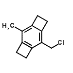 CAS 登录号：66628-58-8， 2-(氯甲基)-7-甲基三环[6.2.0.0<sup>3,6</sup>]癸-1(8),2,6-三烯