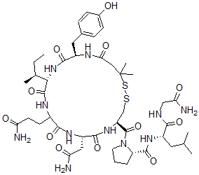 CAS 登录号：6663-74-7， 1-去氨基青霉胺-后叶催产素
