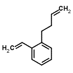 CAS 登录号：66657-91-8， 1-(3-丁烯-1-基)-2-乙烯基苯