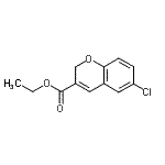 CAS 登录号：66670-54-0， 乙基6-氯-2H-苯并吡喃-3-羧酸酯