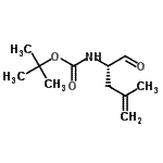 CAS#: 666718-86-1， 2-Methyl-2-propanyl [(2S)-4-methyl-1-oxo-4-penten-2-yl]carbamate