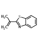 CAS 登录号：66730-39-0， 2-异丙烯基-1,3-苯并噻唑
