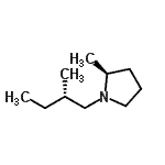 CAS 登录号：667421-02-5， (2S)-2-甲基-1-[(2S)-2-甲基丁基]吡咯烷