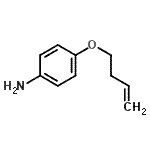 结构式 CAS# 667465-97-6, 4-(3-丁烯-1-基氧基)苯胺