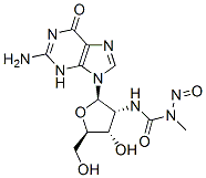CAS 登录号：66779-33-7， 3-[(2R,3R,4S,5R)-2-(2-氨基-6-氧代-3H-嘌呤-9-基)-4-羟基-5-(羟基甲基)四氢呋喃-3-基]-1-甲基-1-亚硝基-脲