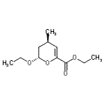 CAS#: 667894-38-4， Ethyl (2S,4R)-2-ethoxy-4-methyl-3,4-dihydro-2H-pyran-6-carboxylate