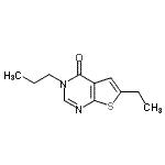 CAS 登录号：667903-48-2， 6-乙基-3-丙基噻吩并[2,3-d]嘧啶-4(3H)-酮
