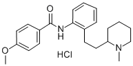 结构式 CAS# 66794-74-9, 恩卡尼盐酸盐