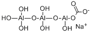 CAS 登录号：66813-51-2， 碳酸铝钠己糖醇络合物