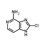 CAS 登录号：668268-64-2， 2-氯-1H-咪唑并[4,5-c]吡啶-4-胺